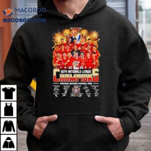 Uefa Nation League 2025 Champions Portugal National Football Team Signatures Shirt 2 Uefa Nation League Champions Portugal National Football Team Signatures Tshirt