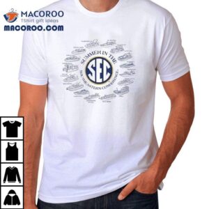 University Of Mississippi Sec Summer Boats Tshirt