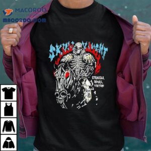 Warren Lotas Struggle Endure Contend Skull Knigh Tshirt
