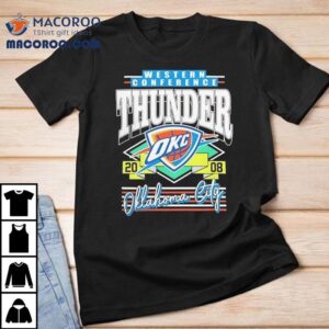 Western Conference Oklahoma City Thunder Tshirt