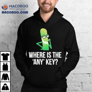 Where Is The Any Key With Character Tshirt