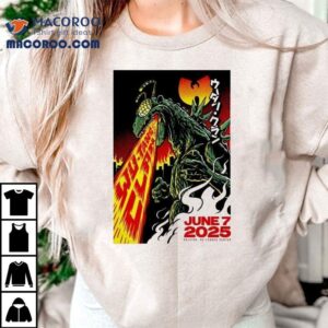Wu Tang Clan Jun Raleigh Nc Godzilla Tshirt