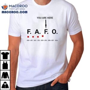 You Are Here Fafo Tshirt