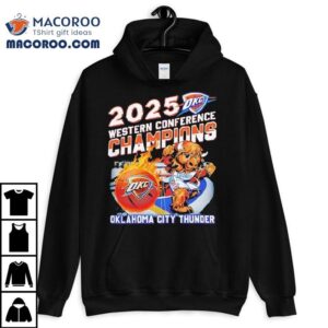 Western Conference Champions Oklahoma City Thunder Masco Tshirt