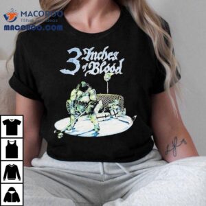 Inches Of Blood Blood Hockey Heavy Metal Tshirt