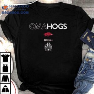 Arkansas Razorbacks Omahogs Ncaa Baseball College World Series Tshirt