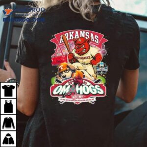 Arkansas Razorbacks Stomp Tennessee Volunrs Ncaa College World Series Masco Tshirt