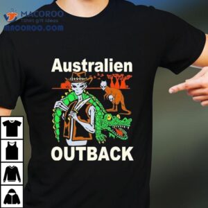 Australien Outback Gator Knife Tshirt