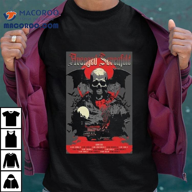 Avenged Sevenfold June 7 2025 Athens Gr Tour Shirt Avenged Sevenfold June 7 2025 Athens Gr Tour Shirt