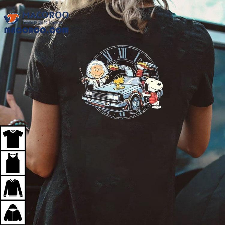 Back To The Future Style Of Peanuts Shirt Back To The Future Style Of Peanuts Shirt