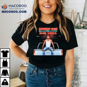 Bailey Zimmerman Different Night Same Rodeo Album Tshirt