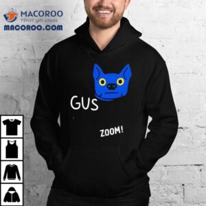 Blue Dog Cartoon Gus Zoom Tshirt