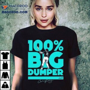 Cal Raleigh 100% Big Dumper Seattle Mariners Signature Shirt 3 Cal Raleigh Big Dumper Seattle Mariners Signature Tshirt