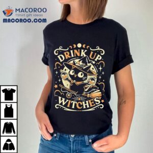 Cat Drink Like A Witch Tshirt