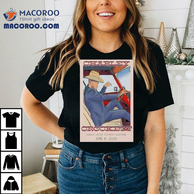 Charley Crockett Greek Theatre Uc Berkeley Jun 7 2025 Shirt Charley Crockett Greek Theatre Uc Berkeley Jun 7 2025 Shirt