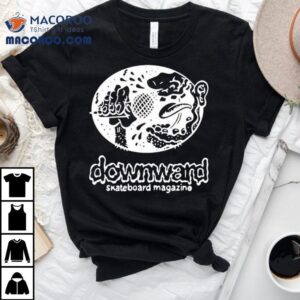 Downward Skateboard Magazine Mic Shirt 3 Downward Skateboard Magazine Mic Tshirt