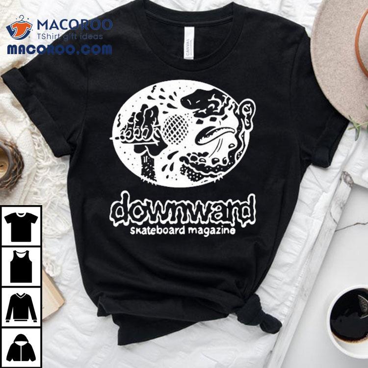 Downward Skateboard Magazine Mic Shirt Downward Skateboard Magazine Mic Shirt