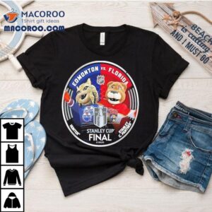 Edmonton Oilers Vs Florida Panthers Mascots Nhl Stanley Cup Final Tshirt