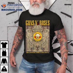 Guns N' Roses Friday June 06 2025 Coimbra Stadium Portugal Shirt 3 Guns N Roses Friday June Coimbra Stadium Portugal Tshirt