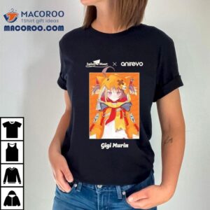 Hololive Meet X Anirevo Gigi Murin Anime Tshirt