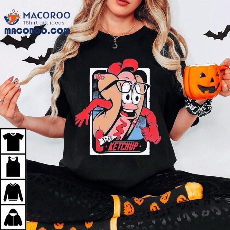 Hot Dog Ketchup Cleveland Team Shirt Hot Dog Ketchup Cleveland Team Shirt