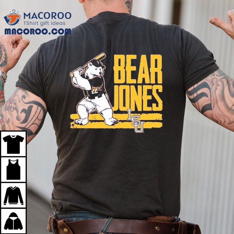 Jared Jones Bear Lsu Tigers Shirt Jared Jones Bear Lsu Tigers Shirt