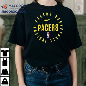 Pacers Basketball Indiana Nba Nike Logo Tshirt