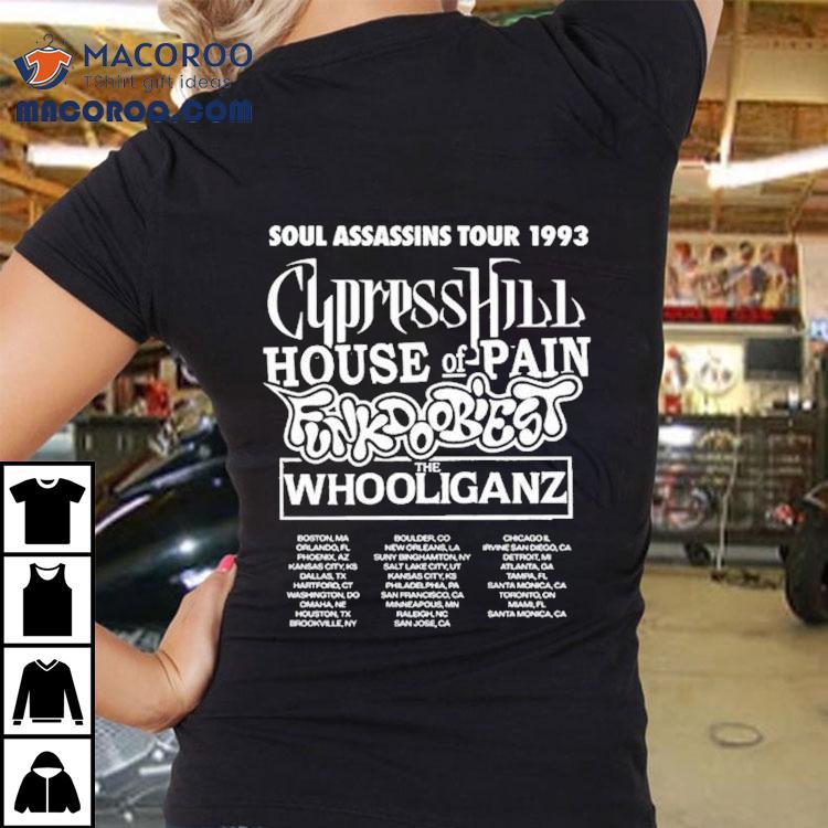 Soul Assassins Tour 1993 Dates Shirt Soul Assassins Tour 1993 Dates Shirt