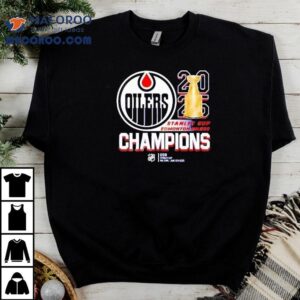 Stanley Cup Final Champions Edmonton Oilers Tshirt