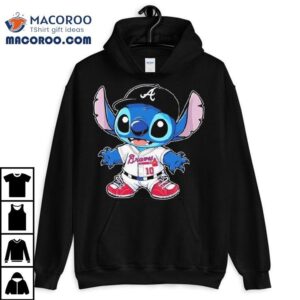 Stitch Disney X Atlanta Braves Mlb Fan Tshirt