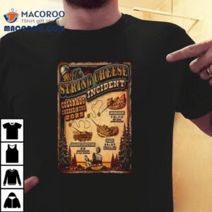 The String Cheese Incident Colorado Cheese Rush Tour Tshirt