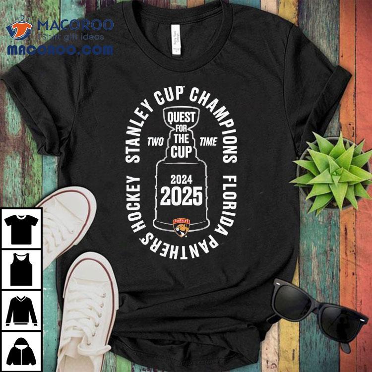 Two-time Stanley Cup Champions 2024-2025 Florida Panthers Shirt Two-time Stanley Cup Champions 2024-2025 Florida Panthers Shirt