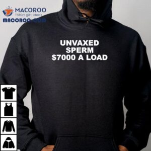 Unvaxed Sperm Dollars A Load Tshirt
