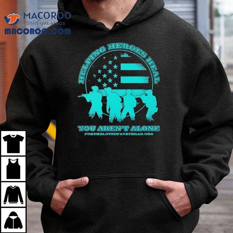 Usa Soldiers Helping Heroes Heal You Aren’t Alone Vintage Shirt Usa Soldiers Helping Heroes Heal You Aren’t Alone Vintage Shirt