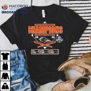 Utsa Roadrunners Austin Regional Champions The Road To Omaha Tshirt