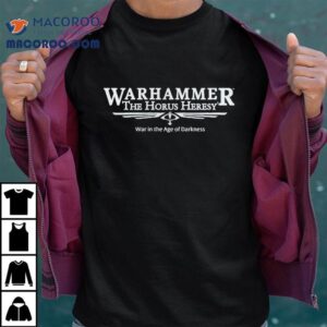 Warhammer The Horus Heresy War In The Age Of Darkness Logo Tshirt