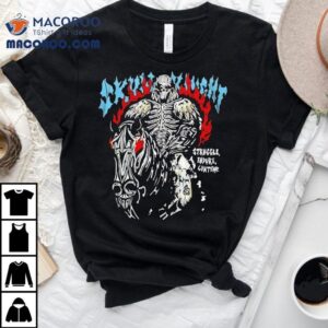 Warren Lotas Struggle Endure Contend Skull Knigh Tshirt