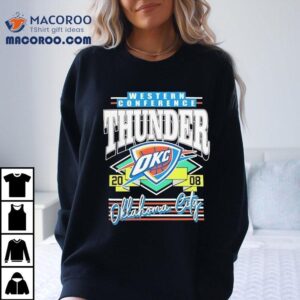Western Conference Oklahoma City Thunder Tshirt