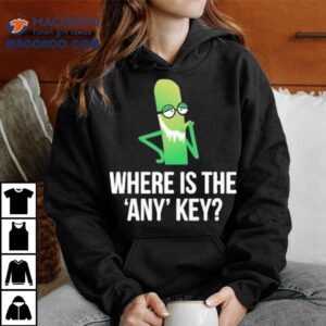 Where Is The Any Key With Character Tshirt