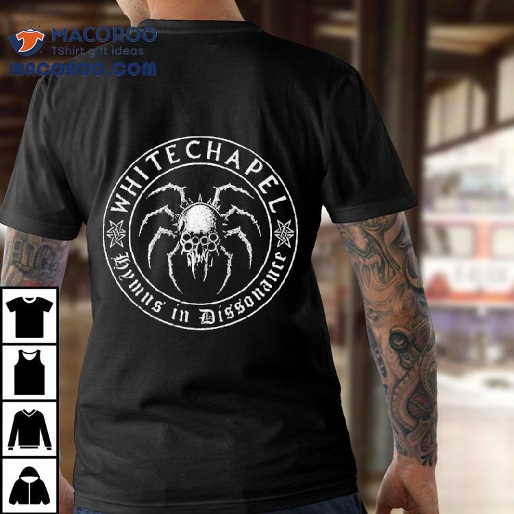 Whitechapel Hymns In Dissonance Spider Skull Shirt Whitechapel Hymns In Dissonance Spider Skull Shirt