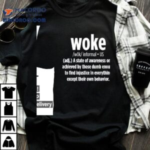 Woke Adj Meaning Definition Tshirt