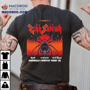 Zakk Sabbath American Winter Tour 2025 Dates Shirt 3 Zakk Sabbath American Winter Tour Dates Tshirt