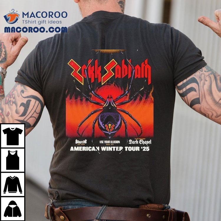 Zakk Sabbath American Winter Tour 2025 Dates Shirt Zakk Sabbath American Winter Tour 2025 Dates Shirt