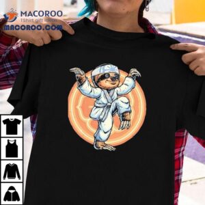 A Sloth In The Crane Kick Pose Shirt
