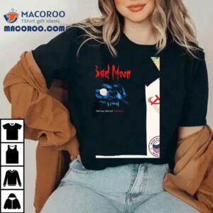 Bad Moon Half Man Half Wolf Total Terror Shirt