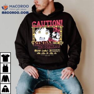 Caution Kindai No Sekai Keep Out Anime Shirt