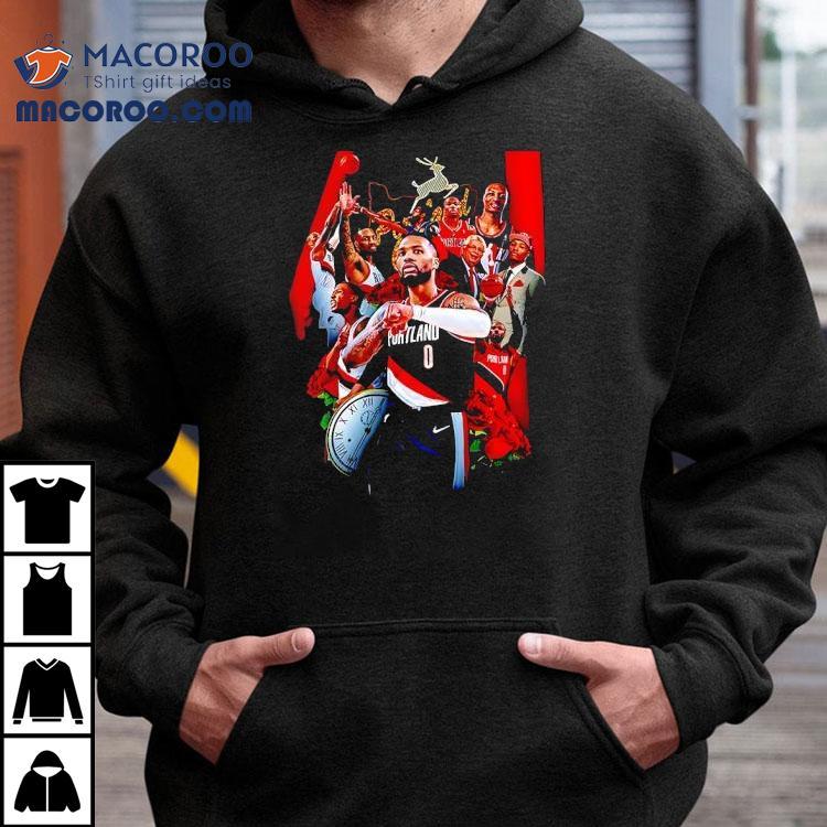 Damian Lillard Watch Portland Trail Blazers Basketball Shirt Damian Lillard Watch Portland Trail Blazers Basketball Shirt