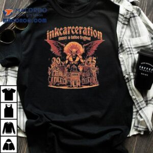 Inkcarceration Looming Gargoyle For Mansfield Ohio On July Th Th Americas Rock And Metal Tattoo Festival Tshirt