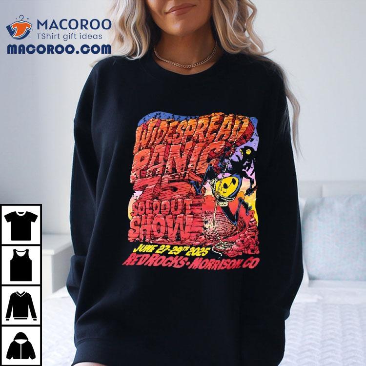  Widespread Panic Th Sold Out Show Red Rocks Morrison  Tshirt