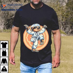 A Sloth In The Crane Kick Pose Shirt